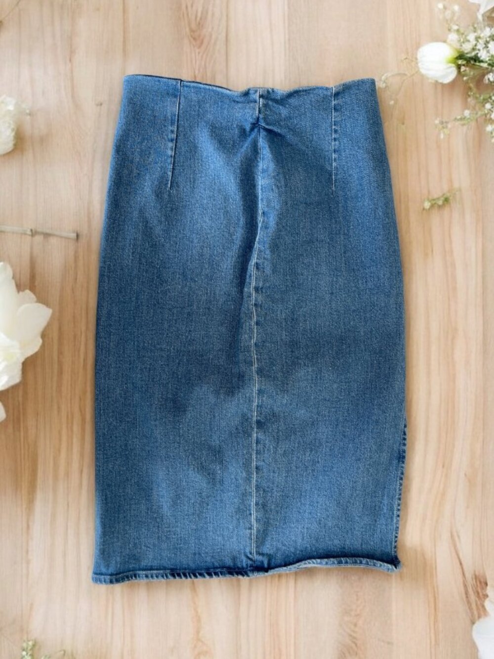 Jcrew Jean Denim Pencil Skirt in Size 27